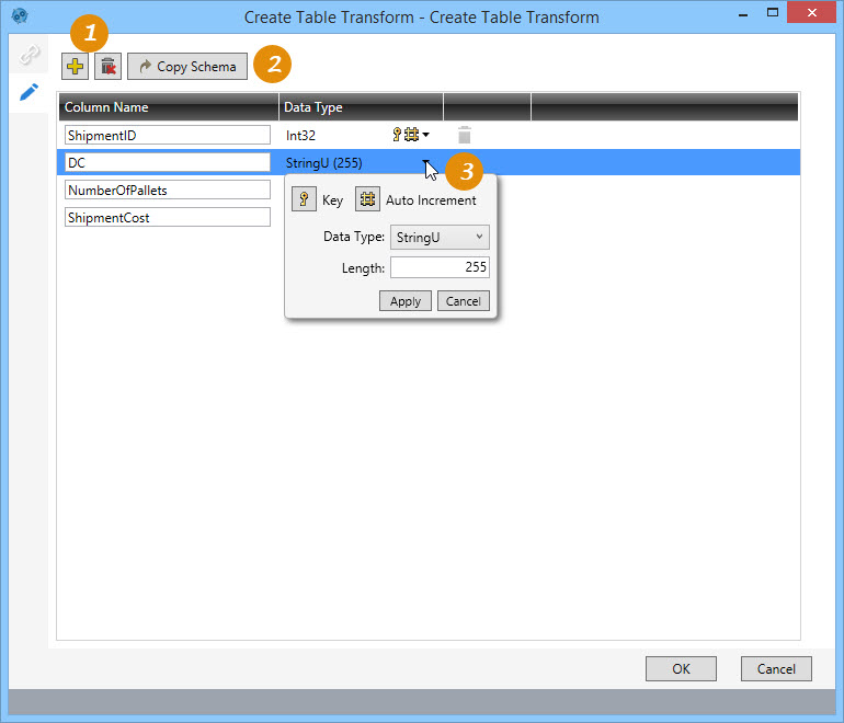 Creating Tables